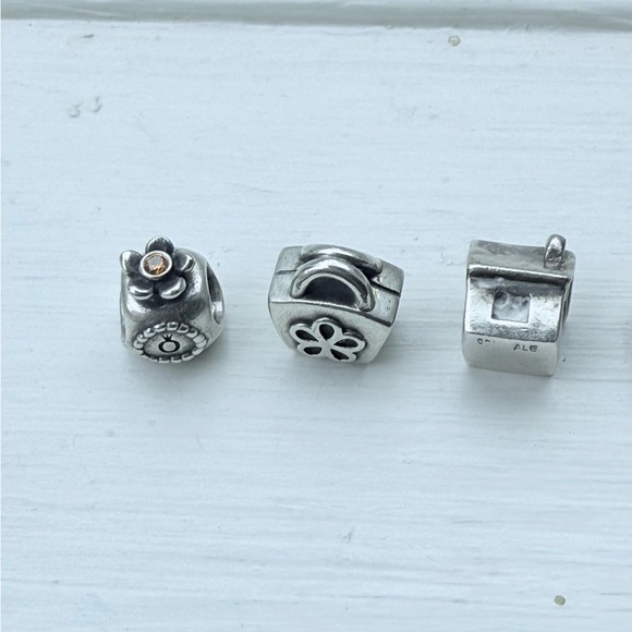 COPY - Pandora Silver Charm Beads Set - Picture 2 of 6